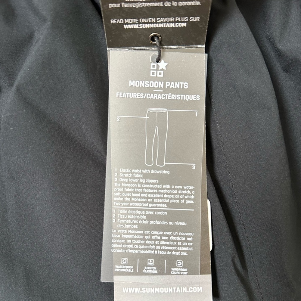 Woman’s Sun Mountain Monsoon Water proof Golf Pants - Picture 5 of 8